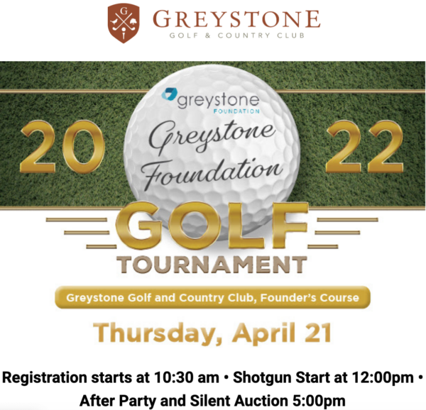 2022 Greystone Foundation Golf Tournament logo