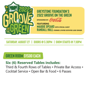 $1500 – Green Room (SOLD OUT!)