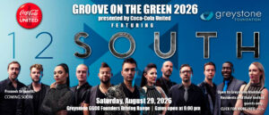 Greystone Foundation's 2026 Groove on the Green banner