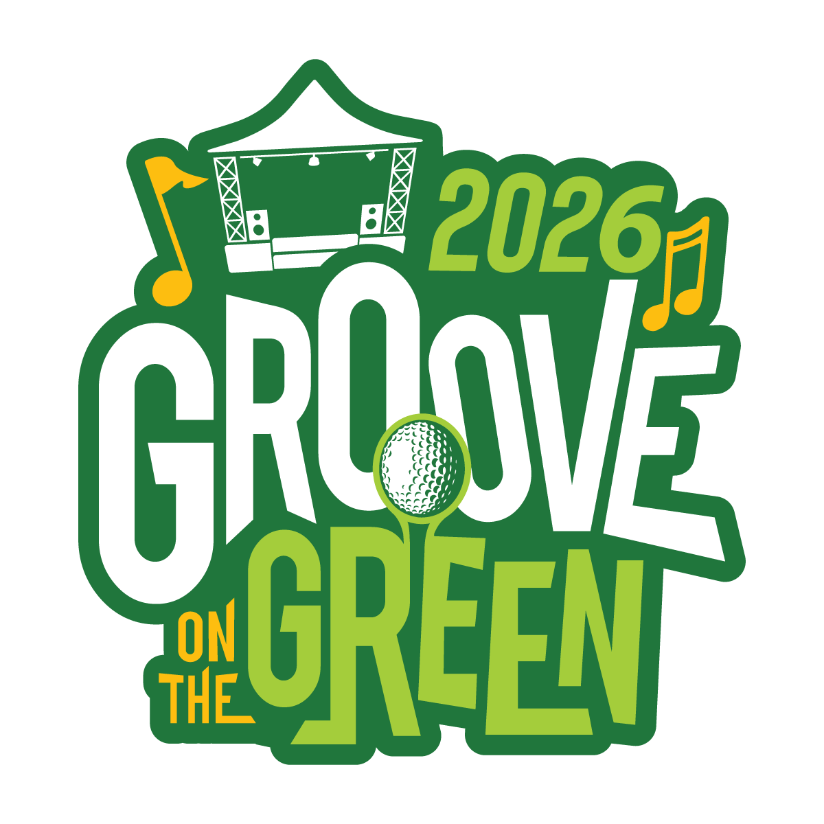 Greystone Foundation's 2026 Groove On The Green logo